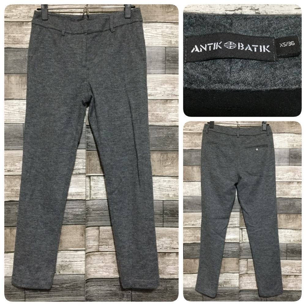 Antik Batik Wool Blend Lined Pants Women’s XS Gray (Inseam 26)